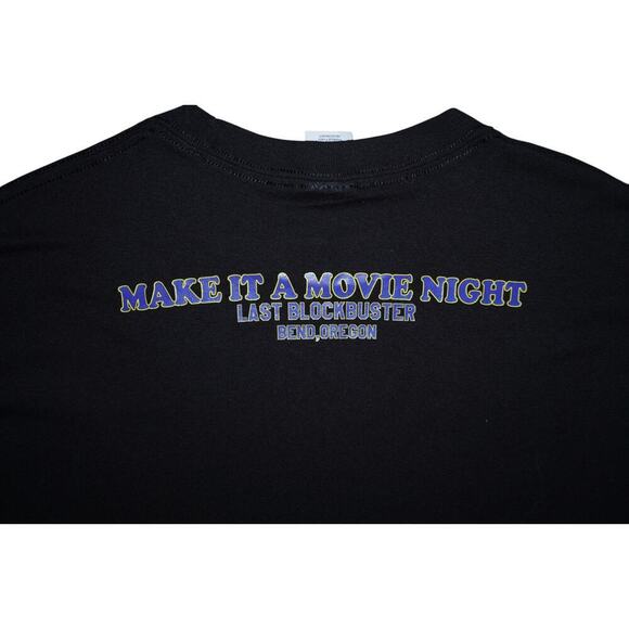 Blockbuster “Make It a Movie Night” Tee – Last Blockbuster, Bend Oregon – Size L - Picture 4 of 4
